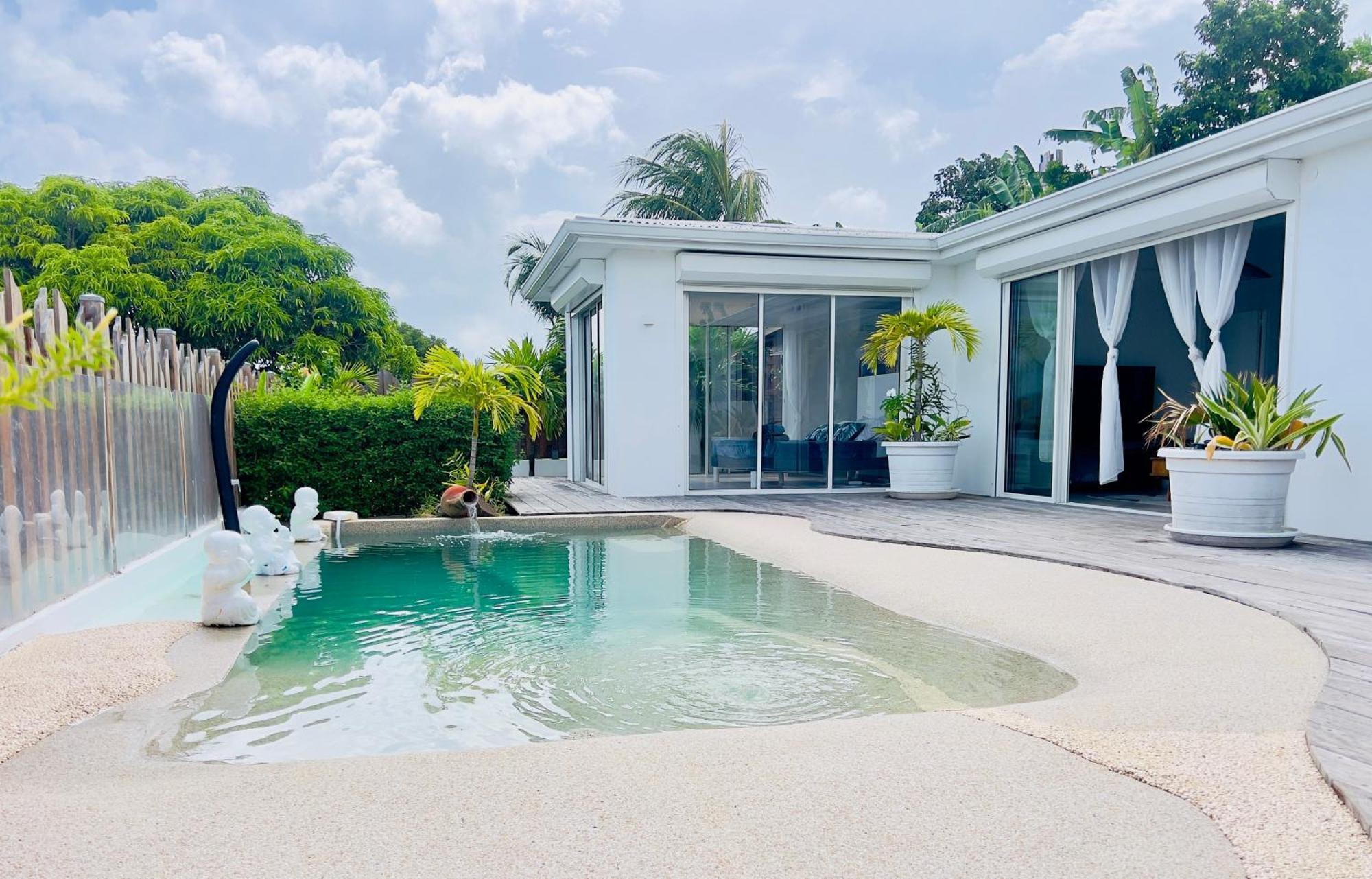 Villa Amaryllis Luxueuse,Piscine,Vue Mer,Plage Sainte-Luce Exteriör bild